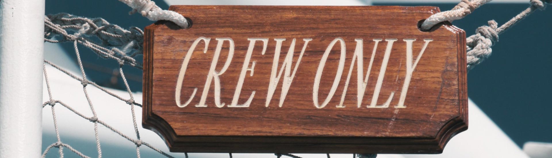 crew-only-sign