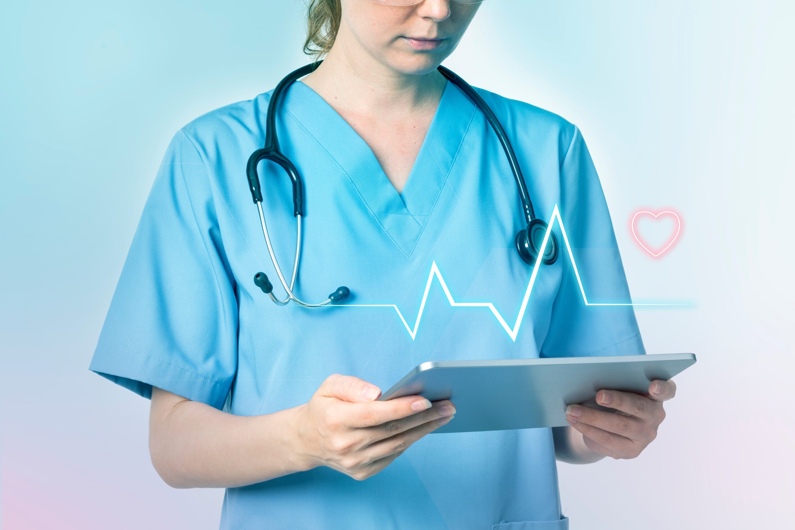 A doctor and patient